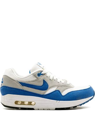 Nike Air Max 1 QS low-top sneakers - unisex - Suede/Rubber/Fabric/Fabric - 10.5 - Blue