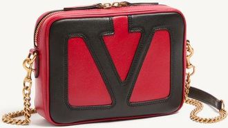 Valentino Garavani Borsa A Tracolla Valentino Garavani Viva Superstar In Nappa Donna ROSSO/NERO UNI