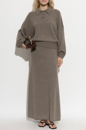 Lisa Yang Cashmere Skirt Dolly, Womens, Grey
