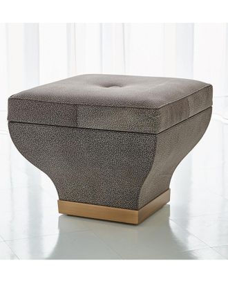 Global Views Churchill Storage Ottoman