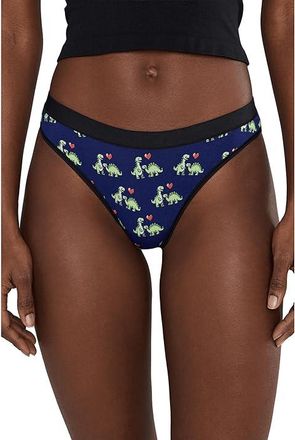 MeUndies UltraModaltm Core Thong Womens Underwear Jurassic Joy : 2XL, Elastane