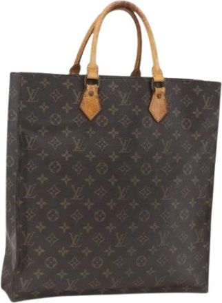 Louis Vuitton Pre-owned Tote Bags, female, Brown, Size: ONE SIZE Pre-owned Canvas Tote Bag