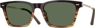 Oliver Peoples Sunglasses, unisex, Brown, Size: 54 MM R-19 Sunglasses