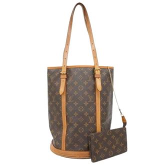 Louis Vuitton Pre-owned Bucket Bags, female, Brown, Size: ONE SIZE Pre-owned Tote bag