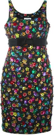 Moschino Multicolor Jurk - Dames - Korte kleedjes - Veelkleurig - S - Kleedjes