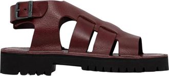 Fracap Flat Sandalen - Dames - Sandalen - Bruin - 37 EU - Schoenen