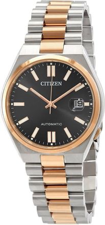 Citizen Tsuyosa Automatic Black Dial Two-Tone Mens Watch NJ0154-80H