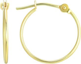 Candela Jewelry 14K Gold Tubular Hoop Earrings at Nordstrom Rack