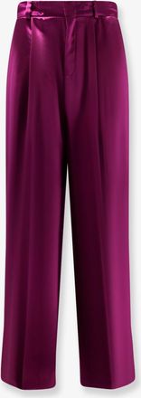 Alberta Ferretti Pantaloni in satin con pinces - ALBERTA FERRETTI - gender_Woman