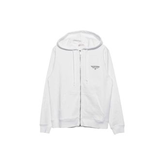 Valentino White Cotton Mens Sweatshirt