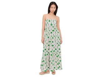 Show me your Mumu Long Weekend Maxi Dress Womens Clothing Coastal Collage : 2XL, Cotton