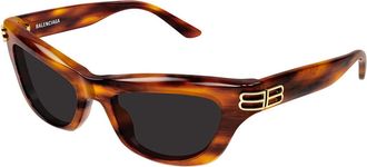 Balenciaga BB0430S 007 Womens Sunglasses Brown Size 54