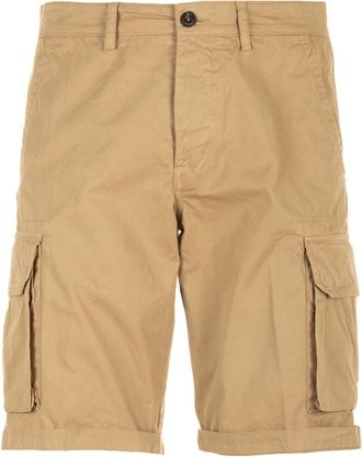 40weft Cargo Bermuda Shorts in Beige - Heren - Korte Broeken - Beige - L - Korte Broeken