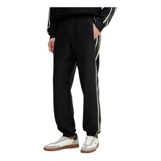 Emporio Armani Broeken, Heren, Zwart, M, Katoen, Trainingsbroeken