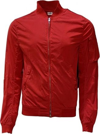 C.P. Company Waterafstotend Bomberjack - Heren - Bomber jackets - Rood - 2XL - Nylon - Jassen