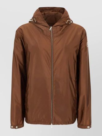 Moncler nylon remoray hooded jacket adjustable cuffs