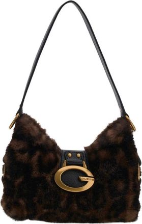 Guess Borsa a spalla Camden Mini - - Bags - Donna - Marrone - ONE SIZE