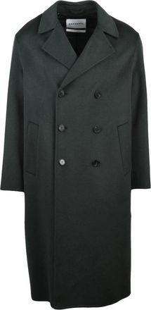 Amaranto Amar&aacute;nto, Jassen, Heren, Groen, S, Wol, Double-Breasted Coat