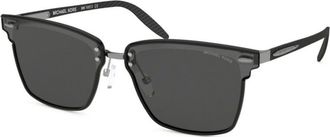 Michael Kors Womens MK1051J-100587-66 MK1051J 66 100587 Berlin Sunglasses - Black - One Size
