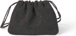 Brunello Cucinelli Riding leather soft pochette in Black at Nordstrom