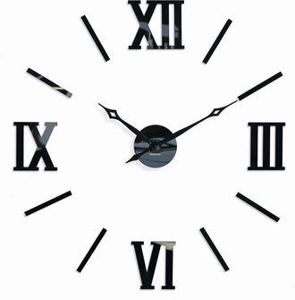 OEM Reloj De Pared Adhesivo Grande Con N&uacute;meros Romanos
