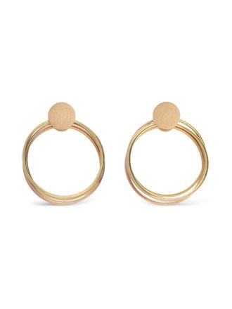 Lia Di Gregorio 18kt yellow gold drop earrings - women - 18kt Yellow Gold - One Size