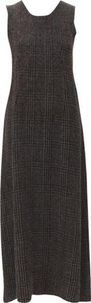Comme Des Garçons Comme Des Garcons boiled wool tweed edge midi dress