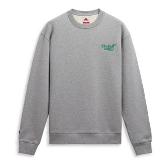 Kappa Giovani Braitonh Sweatshirt - Heren - Sweatshirts - Grijs - S - Katoen - Hoodies & sweatvesten