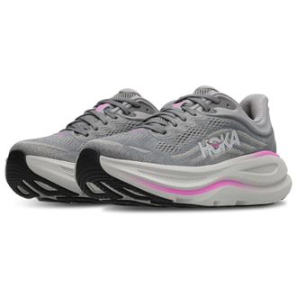 Hoka One One Bondi 1162012-GYST Sneakers Women Gray Road Running Shoes HTAT634