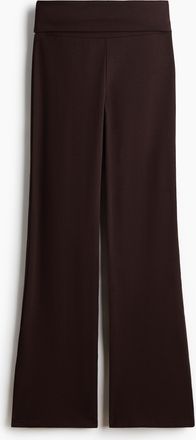 H&M Baumwollhose mit Umschlagbund - Brown