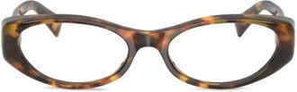 Miu Miu Glasses, female, Brown, Size: 55 MM 03Zv 14L1O1 Eyeglasses