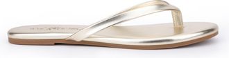 Yosi Samra Rivington Flip Flop in Gold