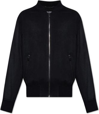 Dolce & Gabbana Kasjmierjas - Heren - Bomber jackets - Blauw - XL - Kasjmier - Jassen