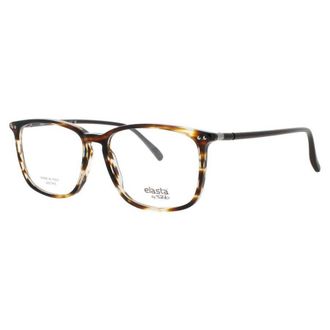 Elasta Mens Black Rectangular Eyeglass Frames E8004KVI55