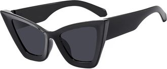 Generic Mens Sports Driving Sunglasses Womens Vacation Outdoor Sun Glasses(Black)