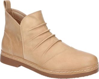 Bella Vita Raquel Boots Womens Saddle Leather Ruched Ankle Booties LION277