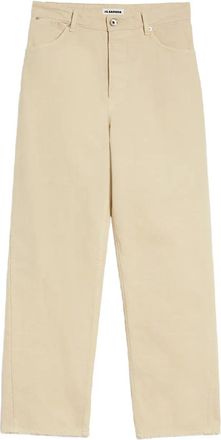 Jil Sander Jeans con applicazione logo - Toni neutri