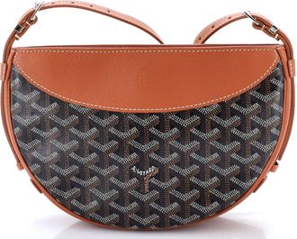 Goyard Hirondelle Shoulder Bag Coated Canvas and Leather