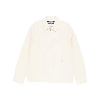 Jacquemus Overhemden, Heren, Beige, S, Shirt