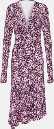 Isabel Marant Lania printed jersey midi dress
