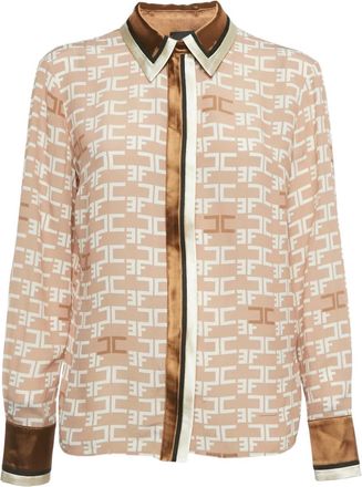Elisabetta Franchi Blusa con stampa - Toni neutri