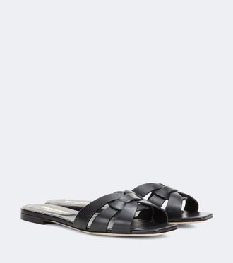 Saint Laurent Tribute Nu Pieds 05 leather sandals