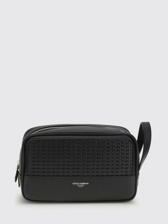 Dolce & Gabbana Beauty case in pelle di vitello plong&eacute; Dolce & Gabbana