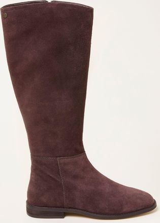 Fat Face FatFace Chocolate Brown Knee High Suede Boot