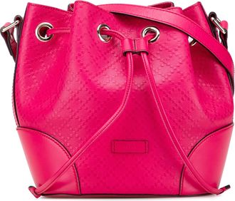 Gucci Pre-owned Womens Bucket Bag - Poppy Leather - One Size