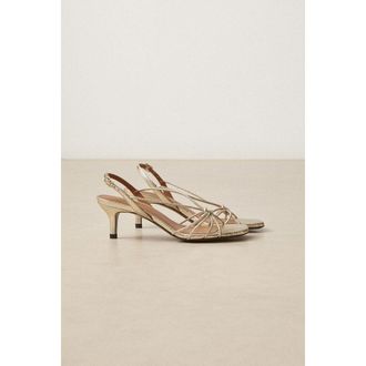 Rivecour Leren sandalen met kleine hak n&deg;470