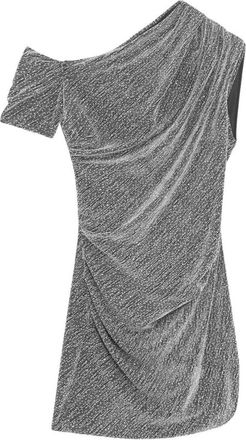 Iro Short Dresses, female, Gray, 2XL, Nalone Short Dress with Strass