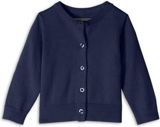 primary Baby Cardigan Sweater in Navy at Nordstrom, Size 12-18M