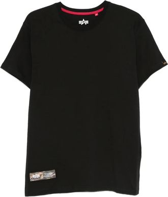Alpha Industries Camo Label T-shirt - men - Cotton - M - Black