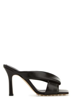 Bottega Veneta Black Leather Heels